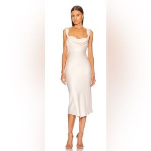 X Revolve Kyle’s Midi Dress, M, BRAND NEW